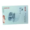 High-quality white earphone storage box, portable earphone packaging box, simple and fashionable earphone protective case, storage bag Item Picture